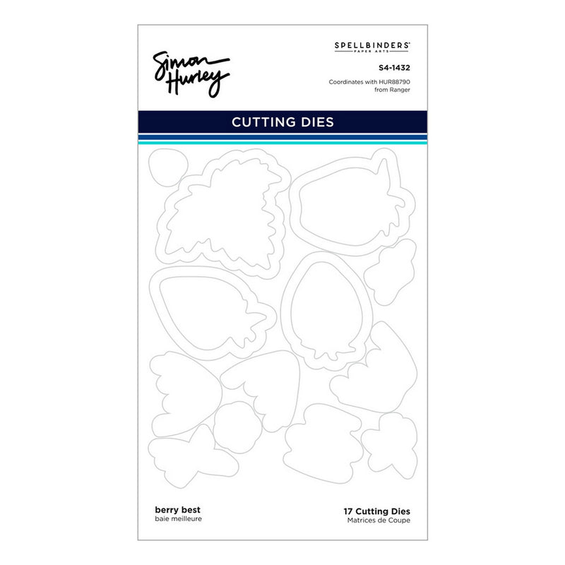 Load image into Gallery viewer, Ranger ink ranger • simon hurley create. die collection spellbinders paper arts berry best etched dies
