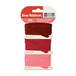We r makers • sew ribbon ribbonset 5,5m red
