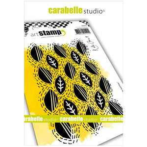 Carabelle studio • cling stamp a6 wonky leaf line