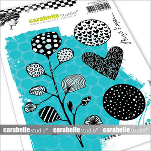 Carabelle studio • cling stamp a6 colorful life