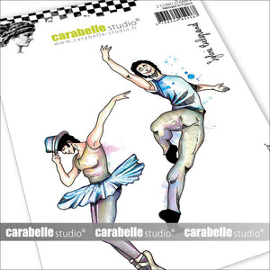 Carabelle studio • cling stamp a6 let's dance by sylvie belgrand