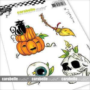 Carabelle studio • cling stempel kit de la sorcière by mistrahl