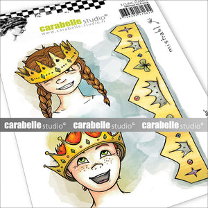 Carabelle studio • cling stamp a6 roi et reine