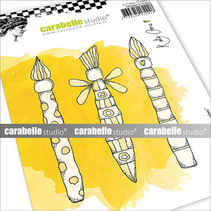Carabelle studio • cling stamp a6 paint brushes