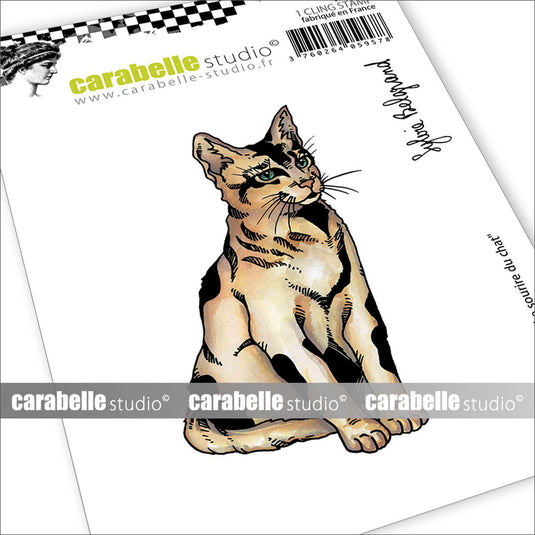 Carabelle studio • cling stamp a7 cat's smile