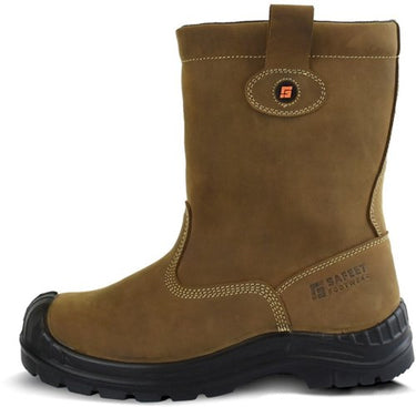 Safeet lucca werklaars gevoerd s3 | bruin | maat 39 - 8719388022284