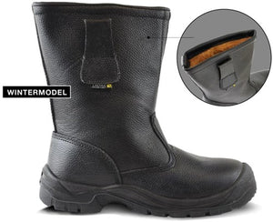 Safeet monza werklaars hoog s3 | zwart | maat 45 - 8719388008851