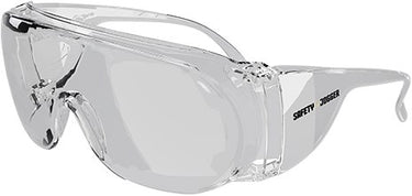 Safety jogger lichtgewicht veiligheidsbril | optie voor bril op sterkte | transparant | universeel - sw7501uni