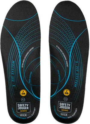 Safety jogger sj3fitw inlegzool | zwart blauw | maat 41 - 5400950010909