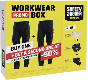 Safety jogger werkkledingbox deneb | zwart | maat 54 - s40200540