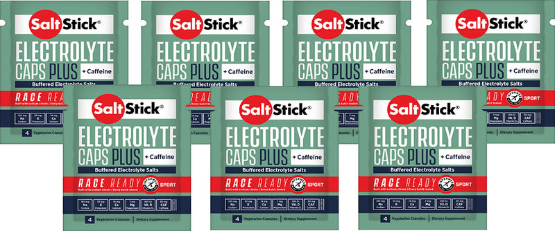 Load image into Gallery viewer, Saltstick electrolytes caps plus+caffeine test pack 7x4,4g
