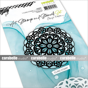 Carabelle studio • art stamp stencil set doily #1