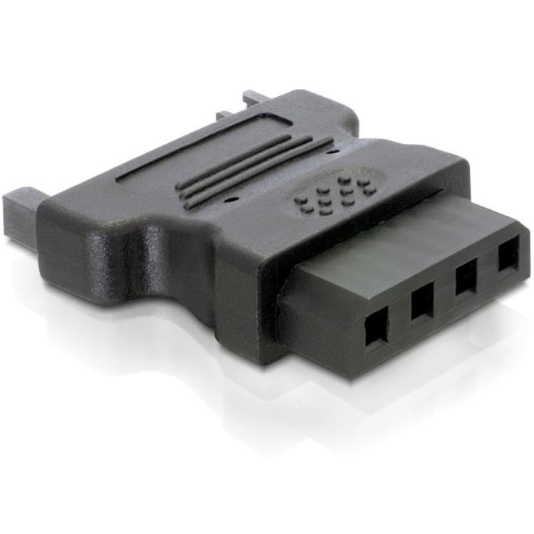 Laden Sie das Bild in Galerie -Viewer, Delock adapter 15-pin sata > 4-pin ide (zwart, 82326)
