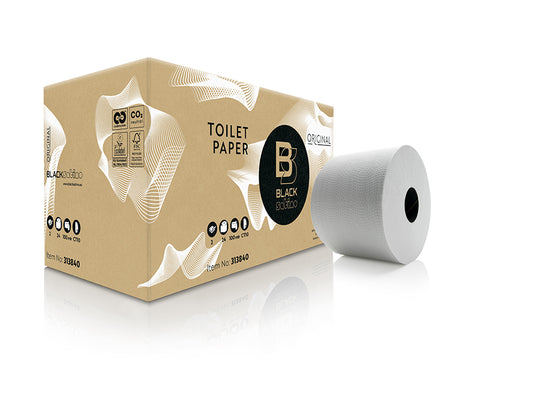 Satino toilet papier - black - box 24 rollen van100m