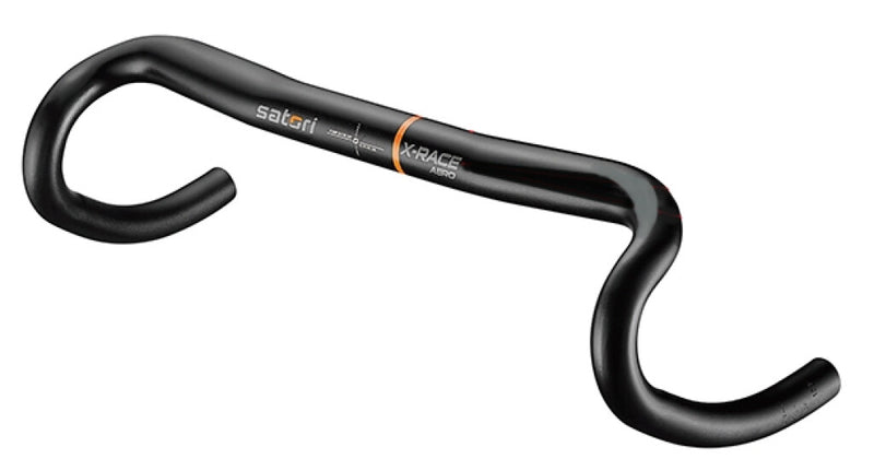 Load image into Gallery viewer, Satori stuur x-race aero ø31.8mm b=420mm - mat zwart
