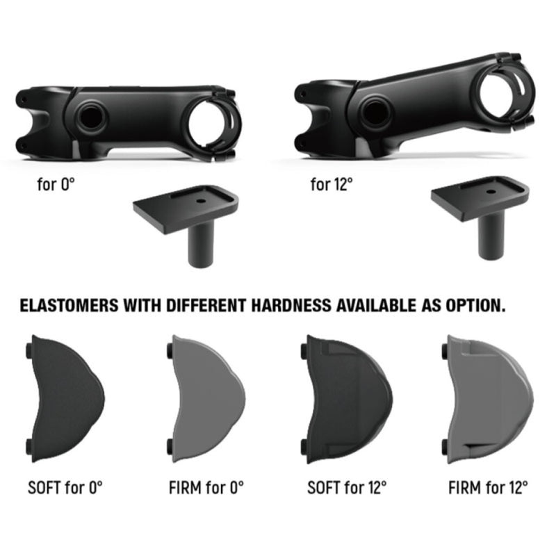 Load image into Gallery viewer, Satori stuurpen moderator ø31.8 95mm, 0°, met demping, mat-zwart
