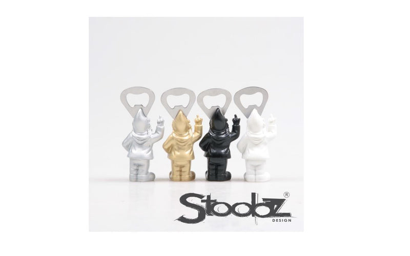 Chargez l'image dans la visionneuse de la galerie, Stoobz design stoobz kabouter f*ck you flesopener z w g z 8cm
