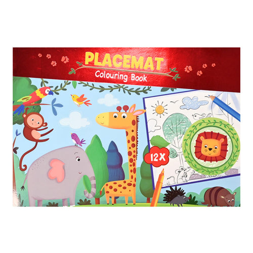 Placemat Kleurboek - Jungle