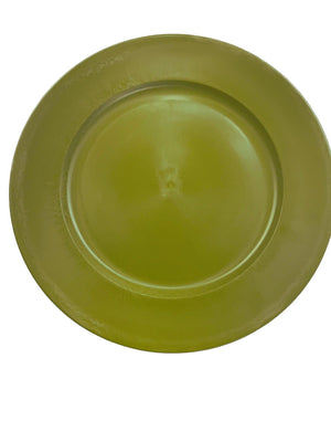 Hbx natural living hbx living bord melamine voor o.a. bloemschikken dia.33x2cm groen