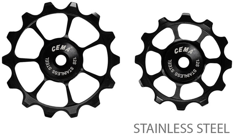 Load image into Gallery viewer, Cema pulley set for 12-speed shimano road
