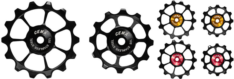 Load image into Gallery viewer, Cema pulley set for 12-speed shimano road
