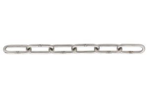 Ketting 3mm langschalmig rvs316