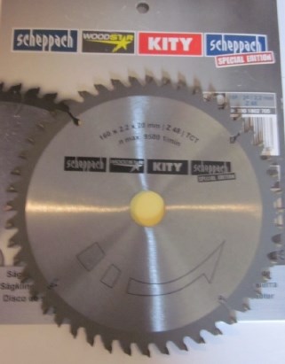 Load image into Gallery viewer, Scheppach widia zaagblad 48 tands voor o.a pl55 - 160 mm - 3901802705
