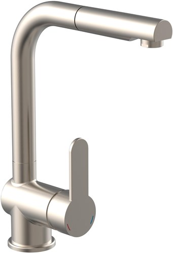 Load image into Gallery viewer, Schütte schutte london ééngreepsmengkraan keuken met uittrekbare uitloop | roestvrij staal-look - 79705 - 79705
