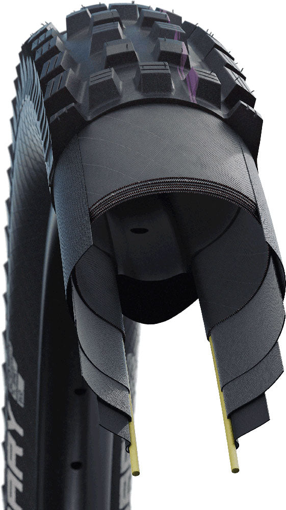 Load image into Gallery viewer, Schwalbe big betty evo super downhill 29x2.40 addix ultra soft e-50 folding tyre
