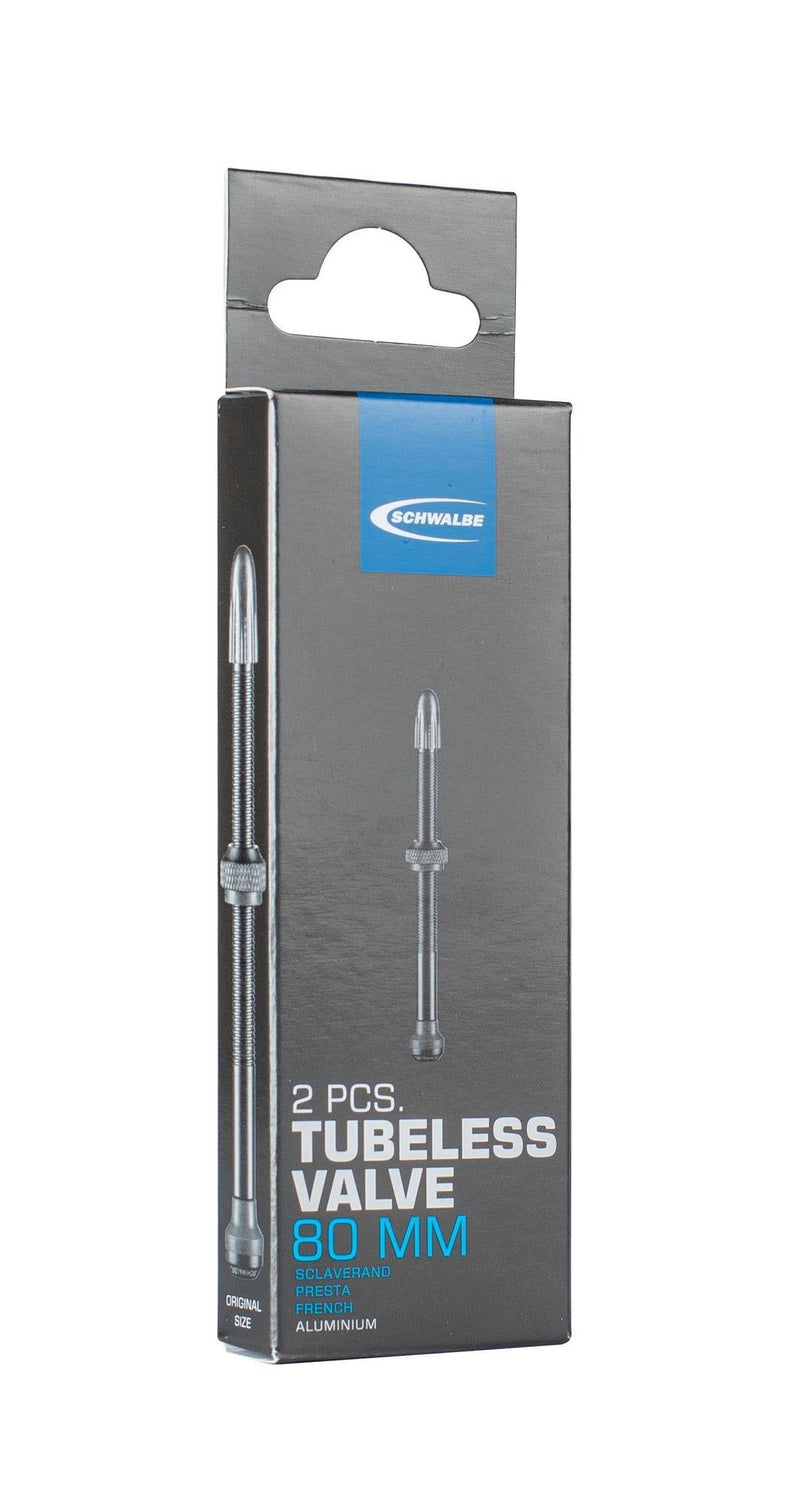 Load image into Gallery viewer, Schwalbe benelux b.v. schwalbe utlv tubeless ventil (2er-set). 80mm length - 3474
