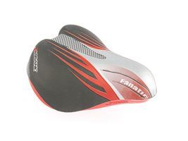 Selleb zadel selle bassano fanatic junior 14-16 rood