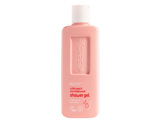 Seepje douchegel - white peach and cedarwood