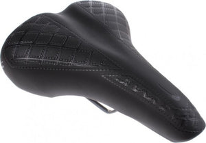Fietszadel Selle Bassano Cafe Racer Bobber voor heren - zwart