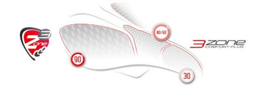 Zadel Selle Bassano Volare hybride unisex 280 x 150 zwart
