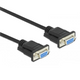 Delock seriële kabel rs-232 sub-d9 stekker naar stekker 10 m nulmodem