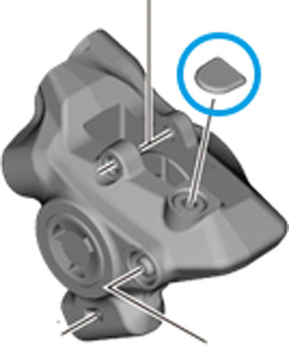 Load image into Gallery viewer, Shimano bleed screw cap for br-r9270
