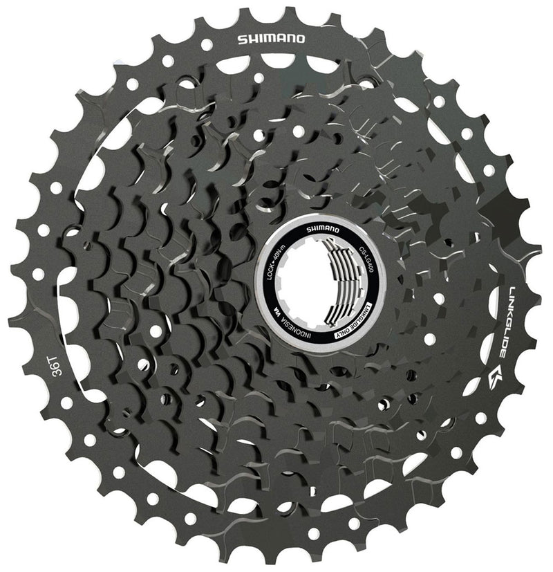 Load image into Gallery viewer, Shimano cassette cues 9v 11-46t cs-lg400 zwart

