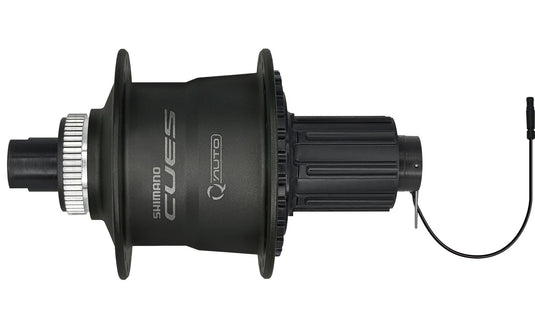 Shimano cues fh-u6060 auto shift dynamo center-lock rear hub 12x142mm