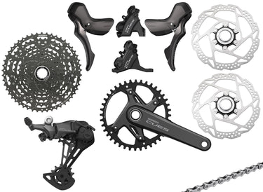 Shimano cues u6030 1x11-speed gravel group disc 160 160mm