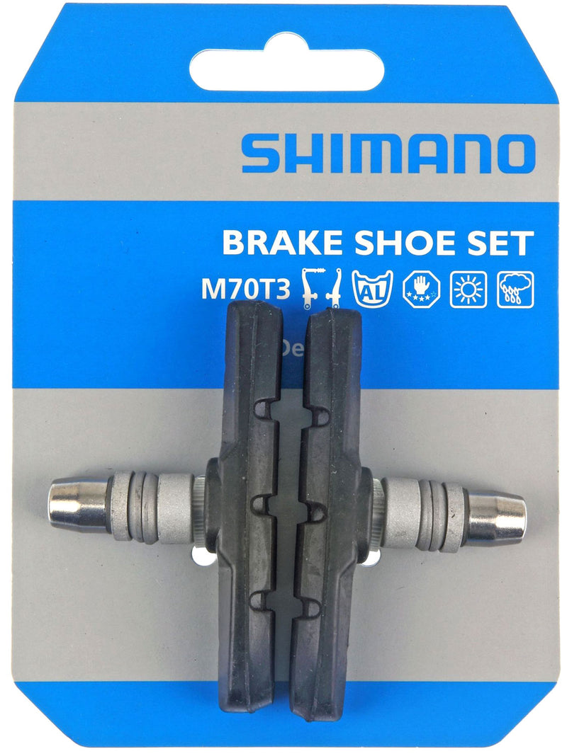 Load image into Gallery viewer, Shimano set remblokken M70T3 V-brake Deore Y8BM9810A
