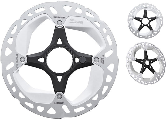 Shimano rt-em810 center lock brake rotor for steps w external teeth