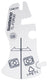 Shimano tl-fdr30 cable fixing point checking tool for front derailleur