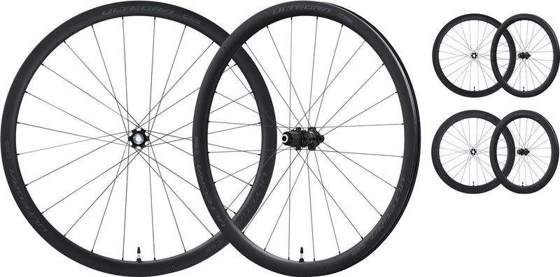 Load image into Gallery viewer, Shimano ultegra wh-r8170-tl 28 center-lock carbon wheelset
