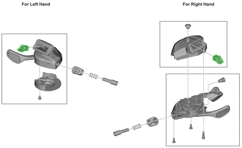 Load image into Gallery viewer, Shimano integration nut for sl-m8130-i m8100-i m7100-i m6100-i m5100-i m4100-i
