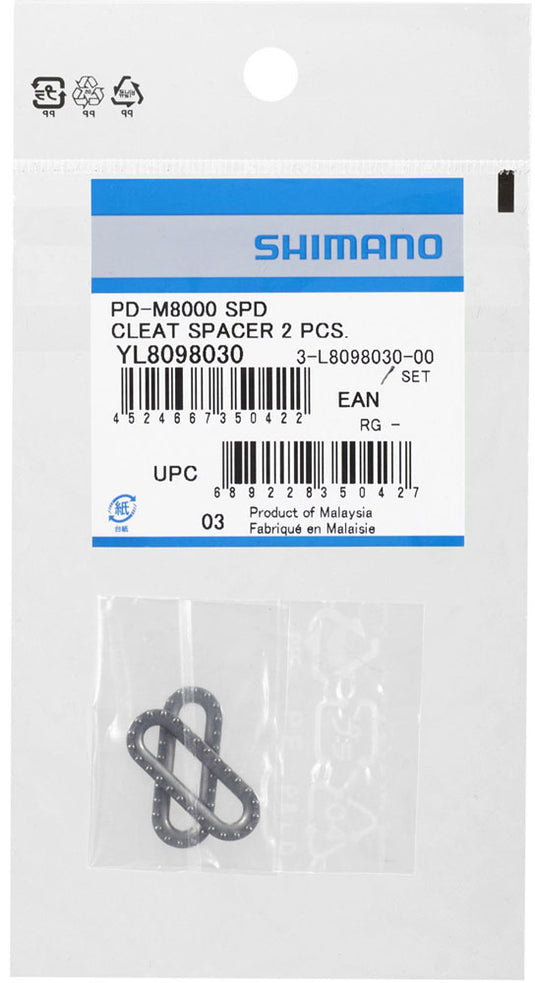 Shimano spd cleat spacer for pd-m8000