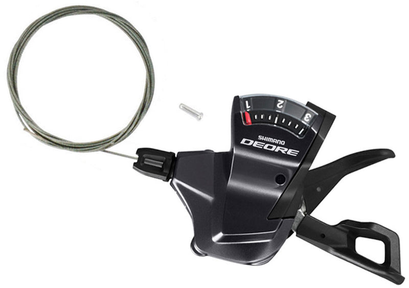 Load image into Gallery viewer, Shimano deore sl-t6000 2 3-speed shift lever left
