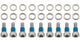 Shimano replacement pins for pd-gr500 m820 mx80 (9 pieces)