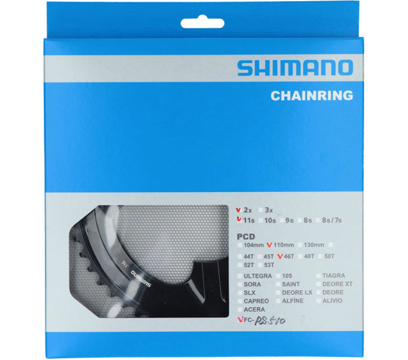 Load image into Gallery viewer, Shimano fc-rs510 11-speed chainring
