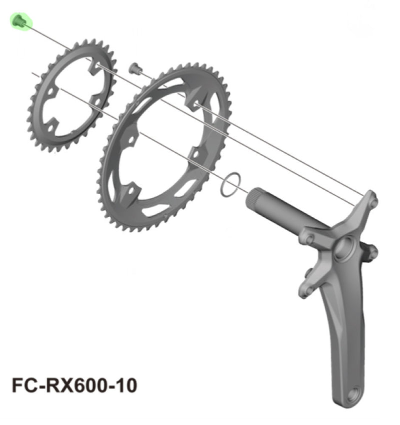 Load image into Gallery viewer, Shimano chainring fc-m590 660-10 32-4 10 speed

