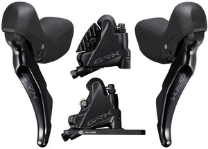 Shimano grx st-rx400+br-rx400 2x10-speed disc brake set